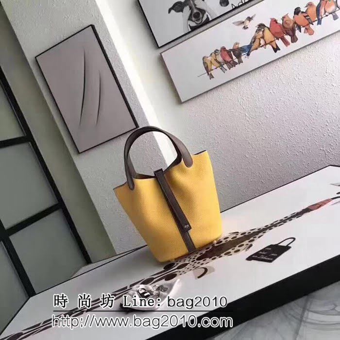 愛馬仕Hermes picotin 菜籃子包 休閒手提包 0AM1040